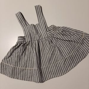 Rylee & Cru Pinafore Dress, Railroad Stripe, 6-12 months